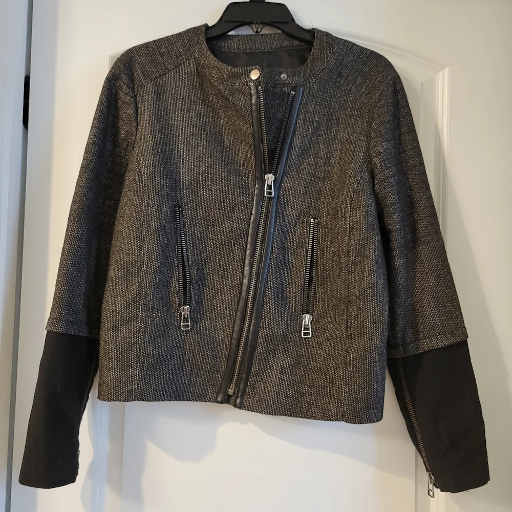 MNG jacket size 10 moto style